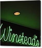 Winstead's Neon Canvas Print