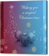 Wishing You A Magical Christmas Time Canvas Print