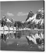 Wiwaxy Peaks Reflected British Columbia Canvas Print