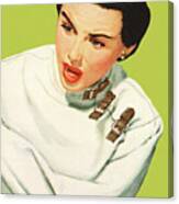 Woman In A Straitjacket Canvas Print