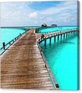 Wooden Jetty Canvas Print