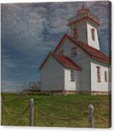 Woods Island Lighthouse, Painterly Canvas Print