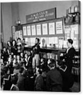 Woody Guthrie Performs At Uso Club Canvas Print