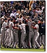 World Series Boston Red Sox V Colorado Canvas Print