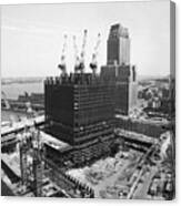 World Trade Center Construction Site Canvas Print