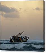Wrecked Fishing Vessel Canvas Print