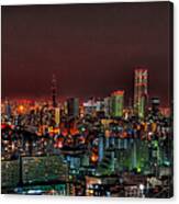 Yokohama Cityscape Canvas Print