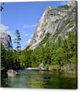 Yosemite Mirror Lake, Lower Pool Canvas Print