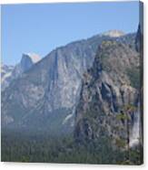 Yosemite Valley Yosemite National Park Half Dome Rock Bridal Veil Fall A Nature's Beauty Canvas Print