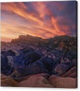 Zabriskie Sunset Canvas Print