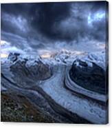 Zermatt Glaciers Canvas Print