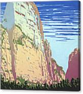 Zion National Park Poster Canvas Print