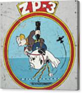 Zp-3 Airship Anti Submarine Squadron Canvas Print