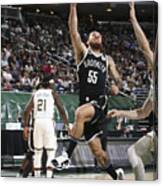 2021 Nba Playoffs - Brooklyn Nets V Milwaukee Bucks #1 Canvas Print