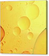 Abstract, Image Of Oil, Water And Soap With Colourful Background Canvas Print