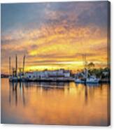 Bayou Sunset, 11/5/20 Canvas Print