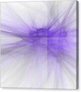 Purple Chrystalene Canvas Print