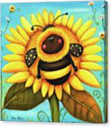 Busy Little Bee Canvas Print