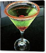 Candy Apple Martini #1 Canvas Print