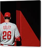 Chase Utley #1 Canvas Print