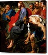Entry Of Christ Into Jerusalem #1 Canvas Print