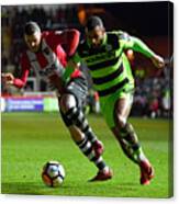 Exeter City V Forest Green - The Emirates Fa Cup Second Round Replay #1 Canvas Print