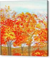 Fall Trees #1 Canvas Print
