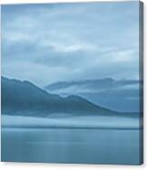 Foggy Morning In Juneau Canvas Print