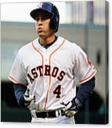 George Springer #1 Canvas Print