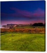 Half Moon Bay Golf Course At Sunset #1 Canvas Print