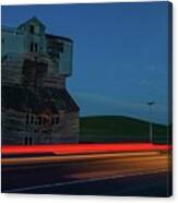 Hiway Elevator And Moon #1 Canvas Print
