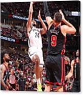 In-season Tournament - Brooklyn Nets V Chicago Bulls #1 Canvas Print
