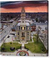 Logan County Courthouse #1 Canvas Print