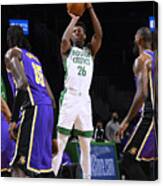 Los Angeles Lakers V Boston Celtics Canvas Print
