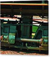 Railroad Machinery - Shay Steam Locomotive Gear Drive Canvas Print