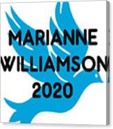 Marianne Williamson For President 2020 #1 Canvas Print