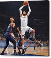 Memphis Grizzlies V New York Knicks #1 Canvas Print