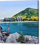 Mount Maunganui 290321 #1 Canvas Print
