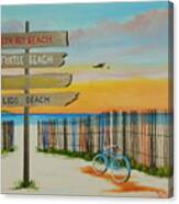 My Favorite Beaches #1 Canvas Print