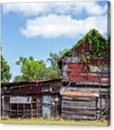 Old Florida Barn #1 Canvas Print