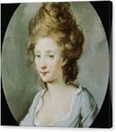 One Of The Daughters Of 3rd Viscount Molesworth  Louisa Molesworth  1749-1824   Wife Of William Pon Canvas Print