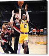 Portland Trail Blazers V La Lakers #1 Canvas Print