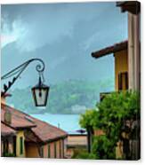 Rainy Day In Bellagio #1 Canvas Print