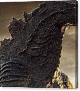 Rubino Godzilla Black Gold Canvas Print
