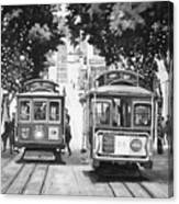 San Francisco Cable Cars #1 Canvas Print
