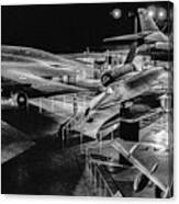 Sr-71 Blackbird At The Dayton Air Force Museum Canvas Print