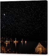 Stars Over Bunkers Harbor Canvas Print