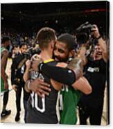 Stephen Curry And Kyrie Irving Canvas Print