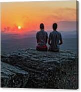 Sunset At Cheaha Overlook #1 Canvas Print