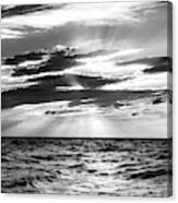 Sunset In The Tyrrhenian Sea #2 Canvas Print